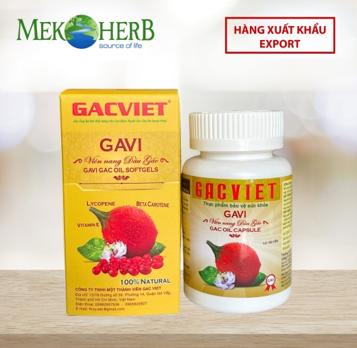 Viên Nang Dầu Gấc - TCXK