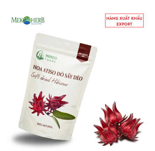 HOA ATISO ĐỎ SẤY DẺO