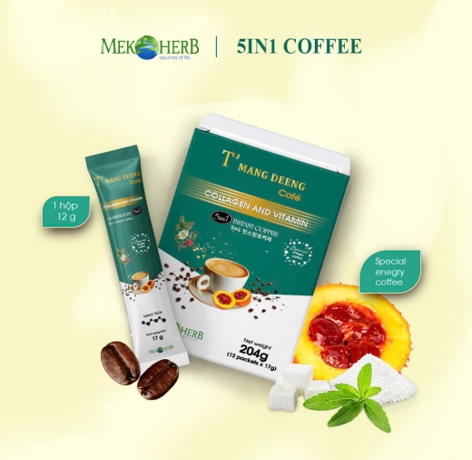BỘT CÀ PHÊ HÒA TAN 5IN1