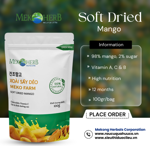 XOÀI SẤY DẺO 100gr