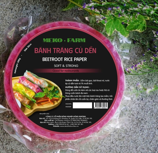 Bánh Tráng Củ Dền
