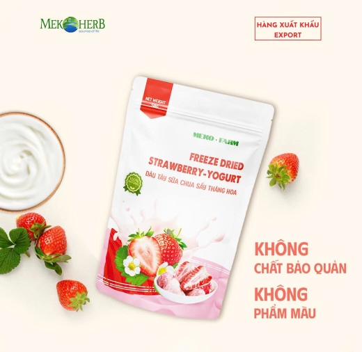 DÂU TÂY SỮA CHUA SẤY THĂNG HOA
