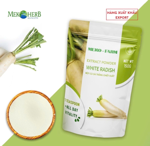 BỘT CỦ CẢI TRẮNG CHIẾT XUẤT