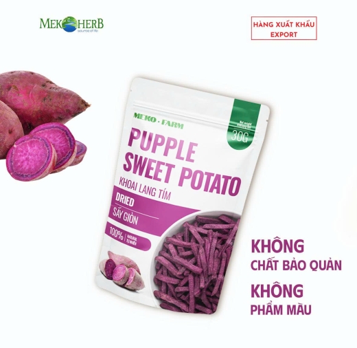 KHOAI LANG TÍM SẤY GIÒN